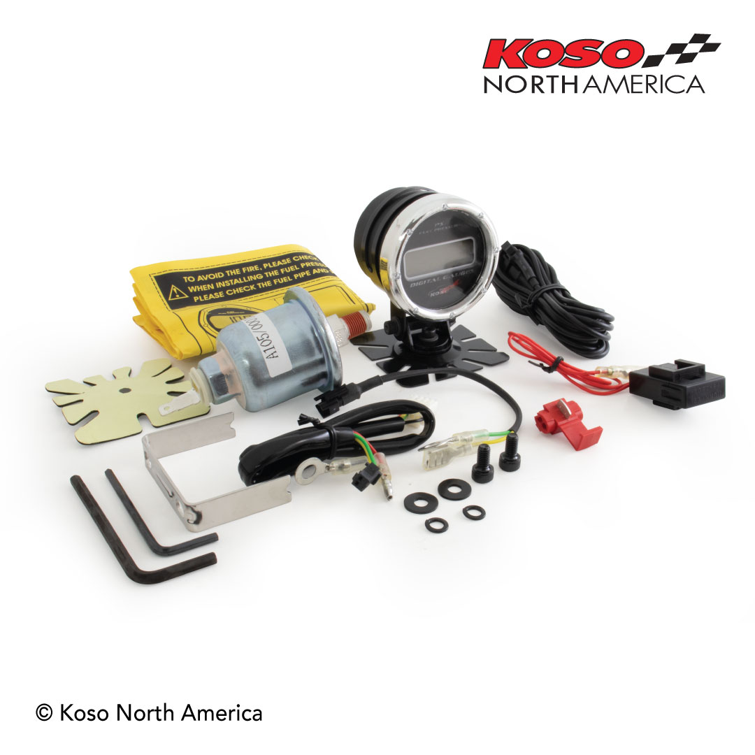 Koso manometro pressione benzina auto 0-100 PSI