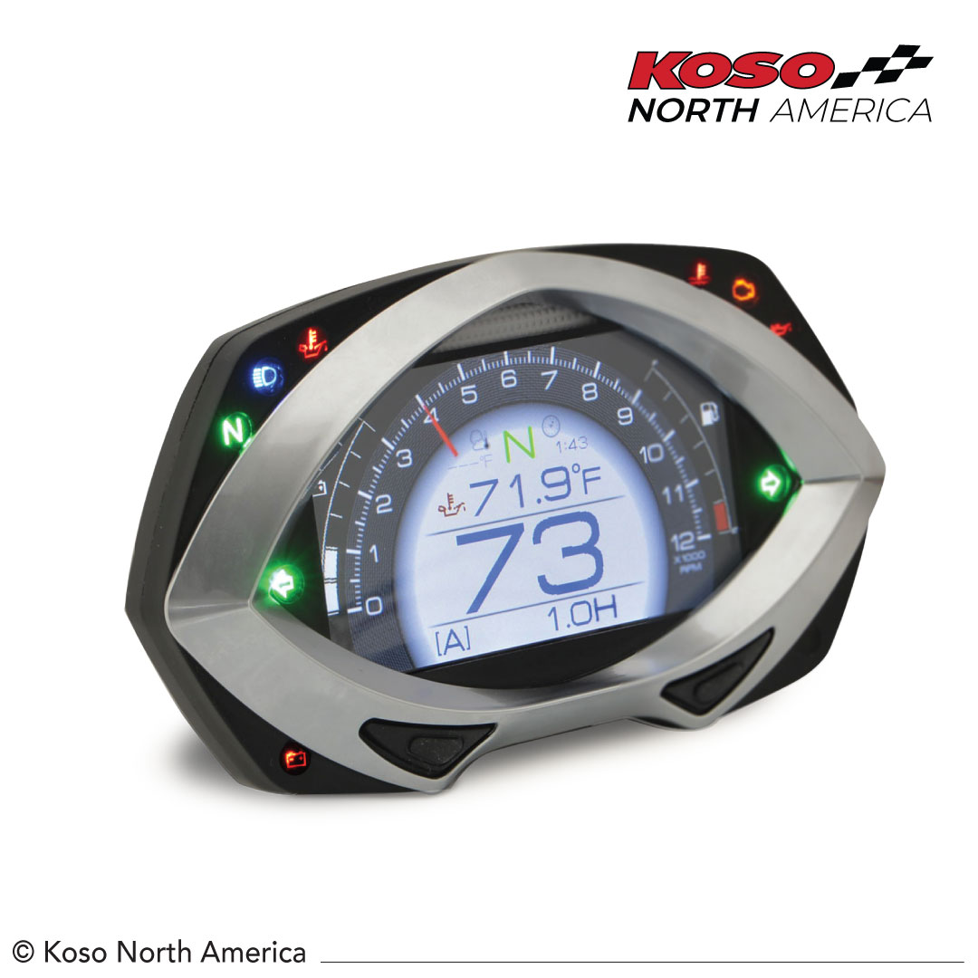 Koso RXF contachilometri multifunzione TFT universale
