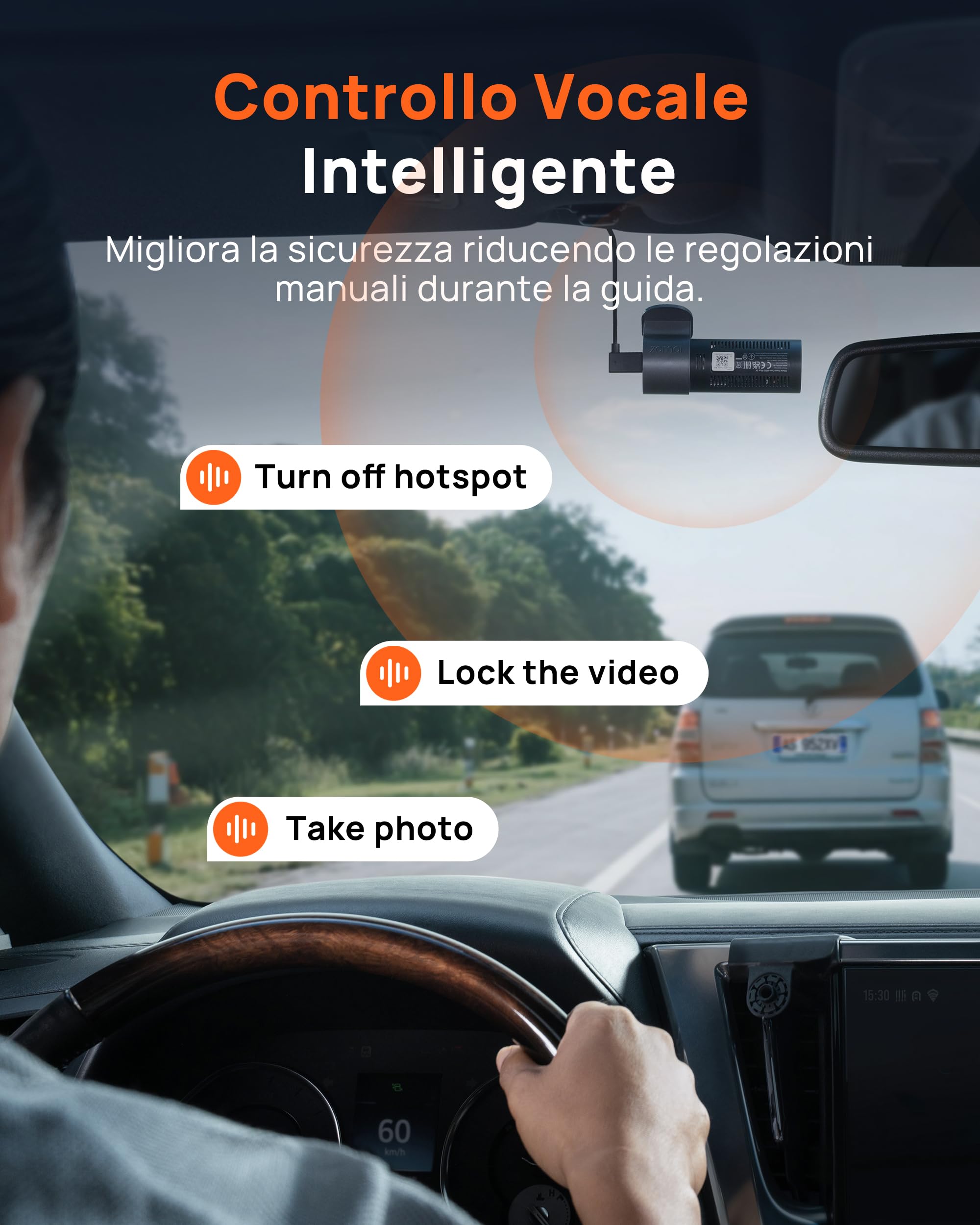 70mai M310 Plus 3K Dash Cam Auto 1620P WiFi 139°