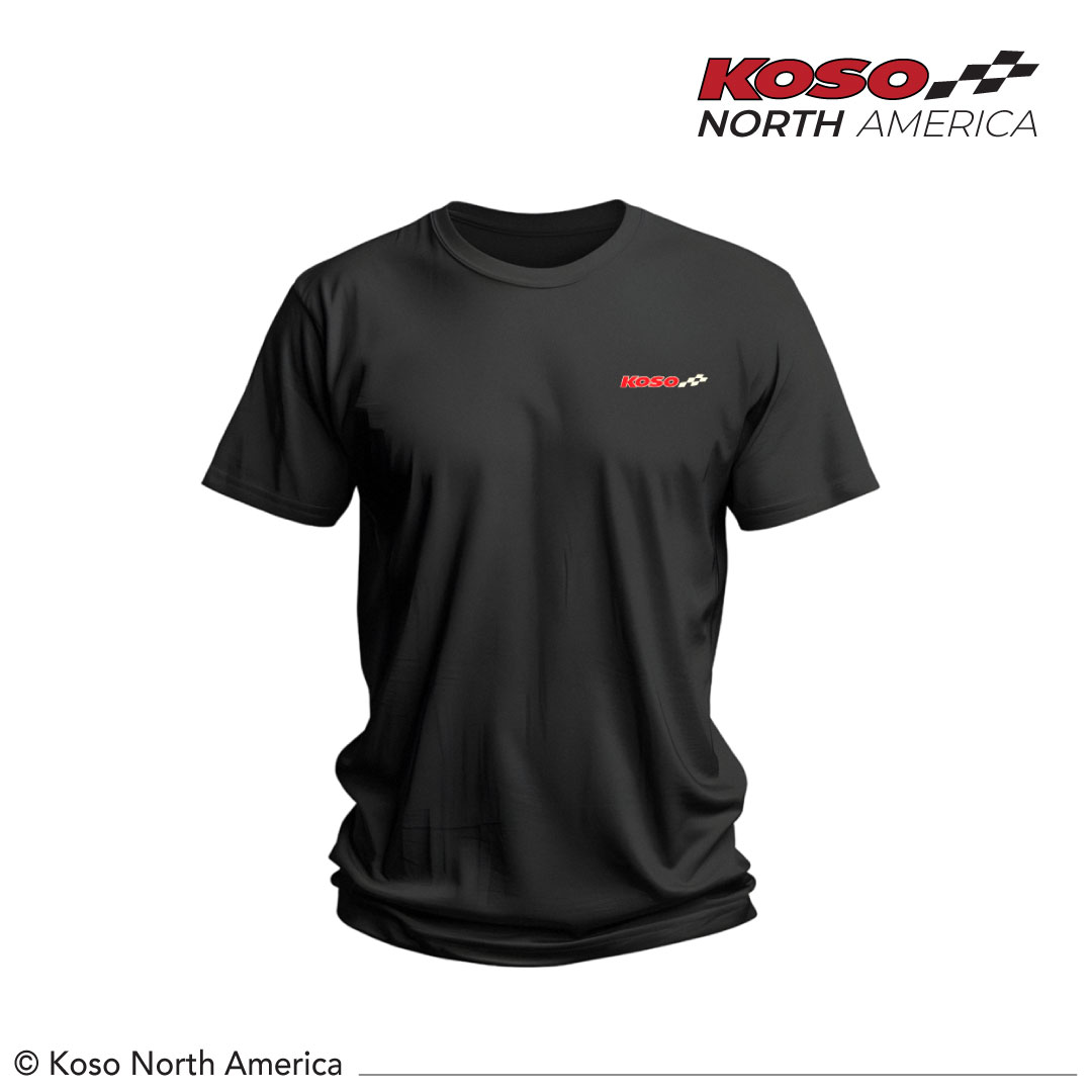 Koso Feel The Speed t-shirt vintage nera cotone