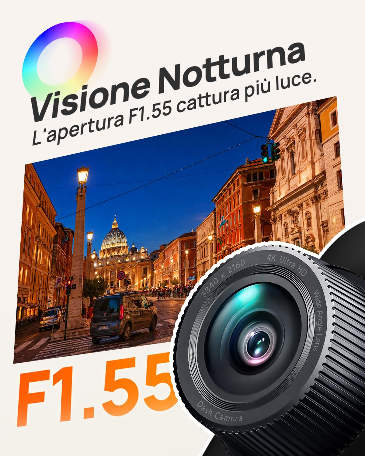 70mai A800 Nano dash cam 4K HDR Wi-Fi 6