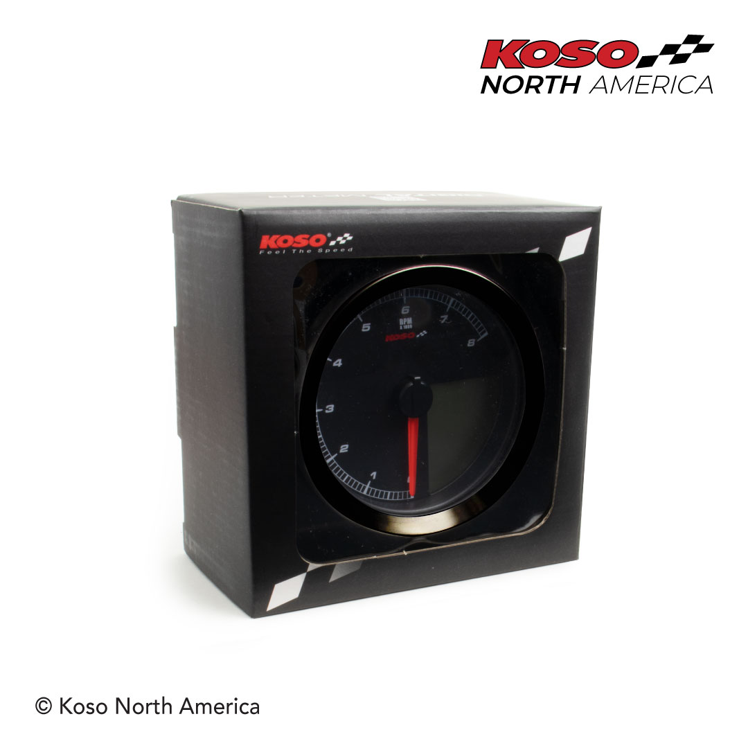 Koso HD-04 contachilometri moto 4 pollici nero