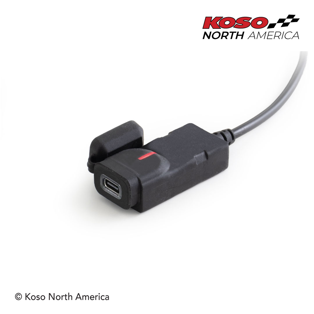 Koso Adattatore USB-C presa USB moto 12V ricarica rapida
