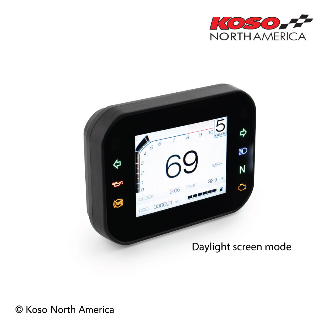 Koso RX-3S quadro strumenti TFT universale