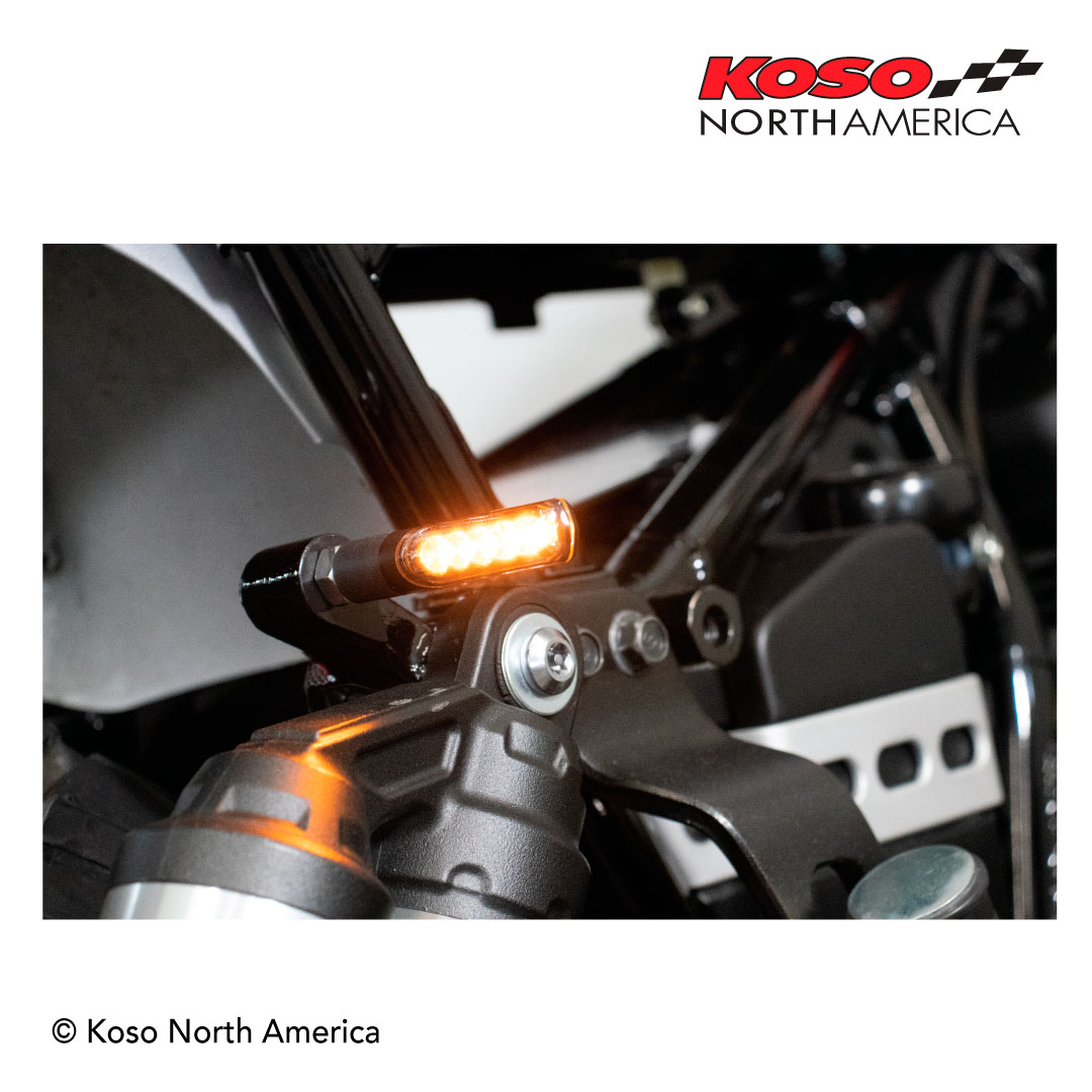 Koso Electro frecce LED moto sequenziali fumé