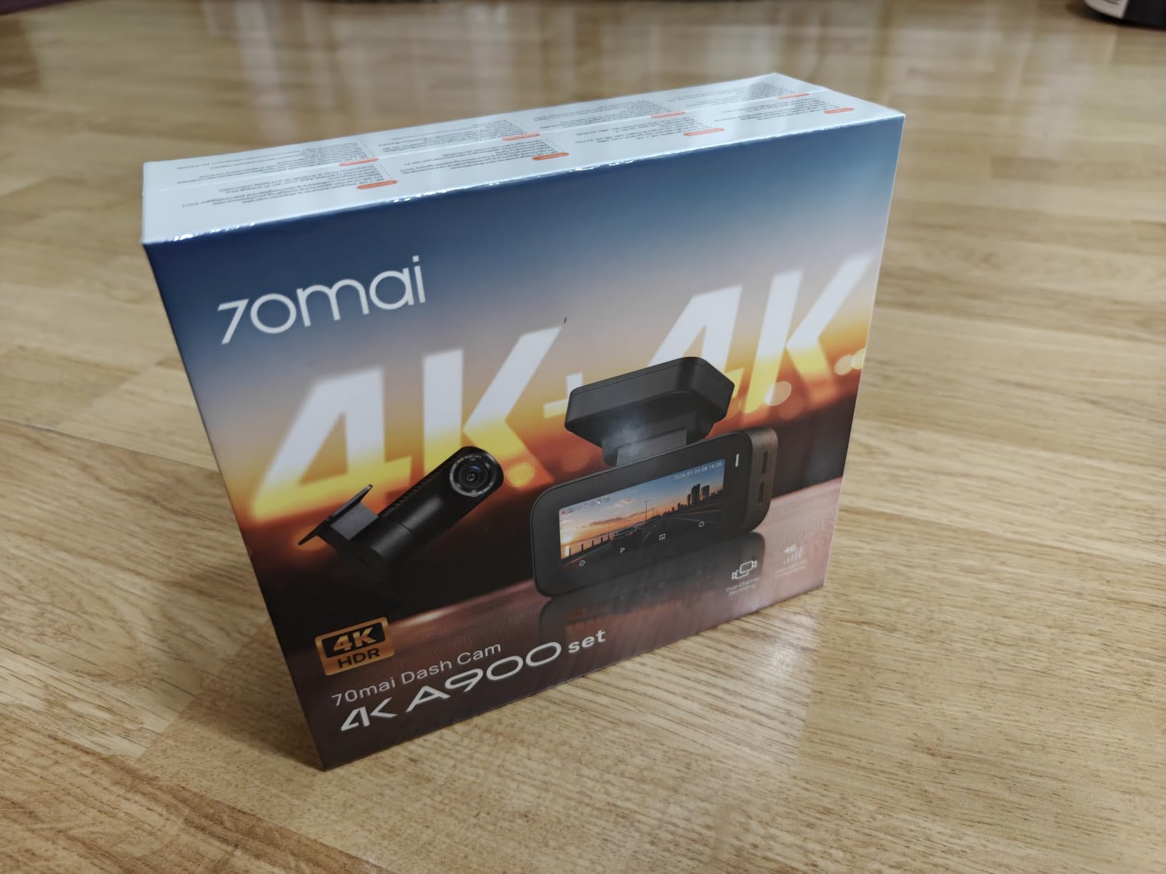 70mai A900 doppia dash cam 4K+4K HDR 64GB