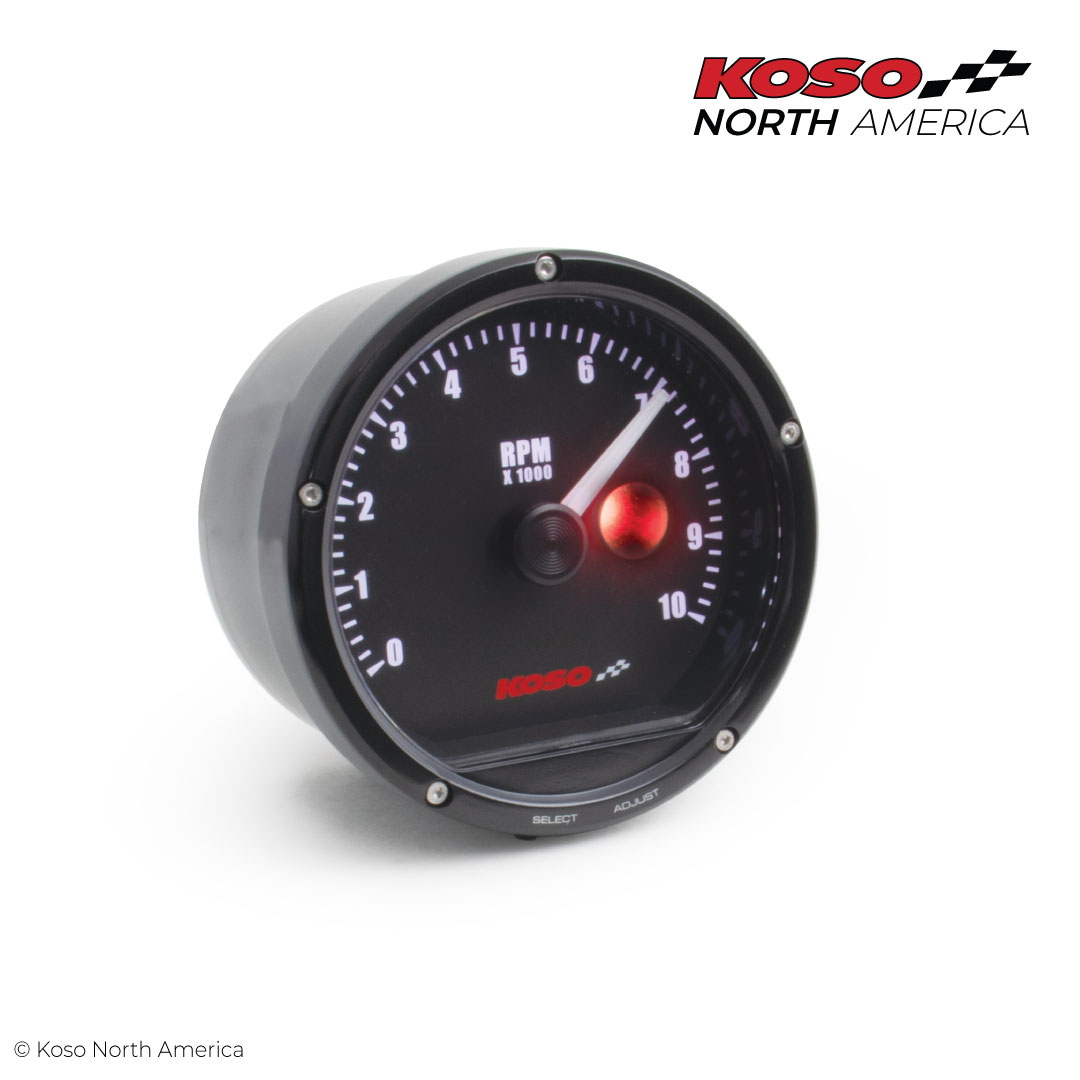 Koso TNT-01R contagiri moto 10000 giri nero