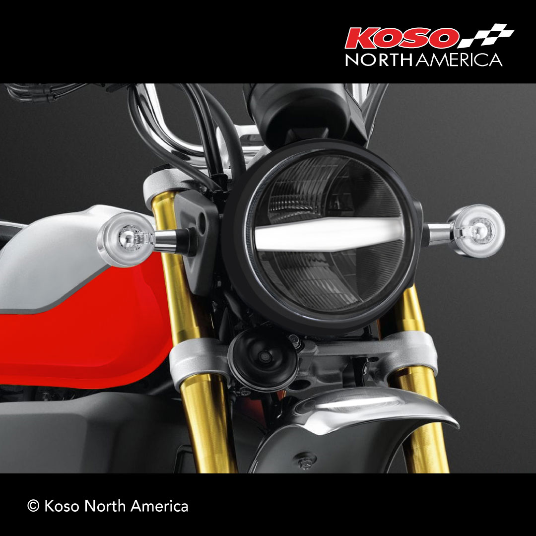 Koso GH-01 faro LED moto universale omologato DOT