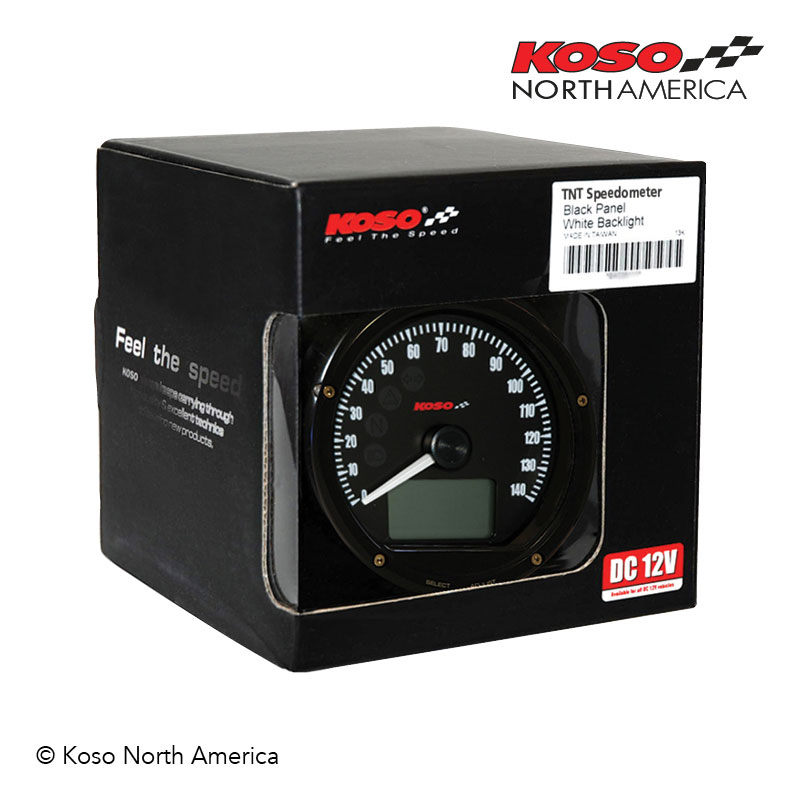 Koso TNT-01S contachilometri cromo bianco