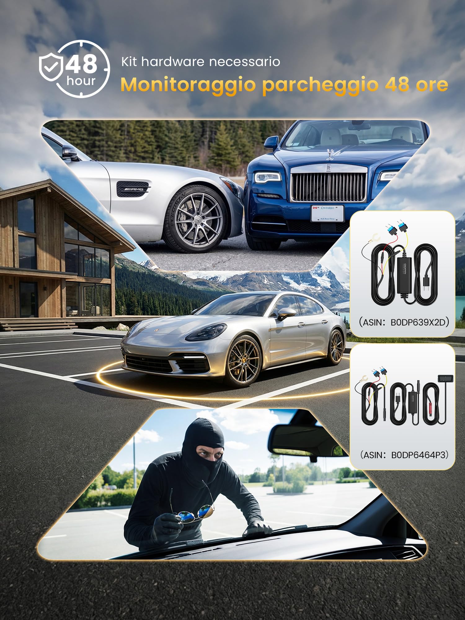 DDPAI Z50 Pro dash cam auto 4K+1080P con 128GB