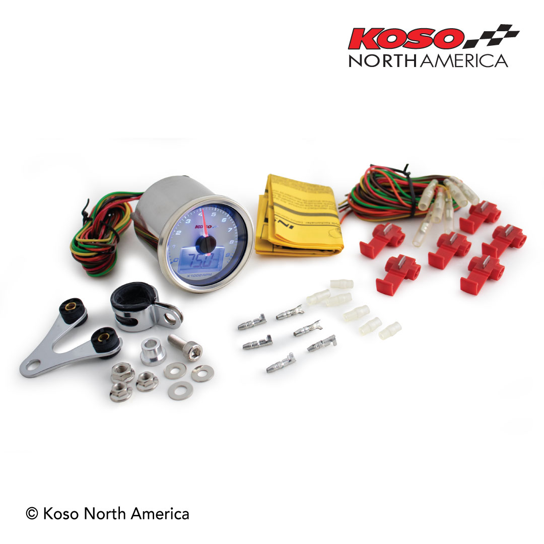 Koso HD-01R contagiri Harley con pressione olio lancetta