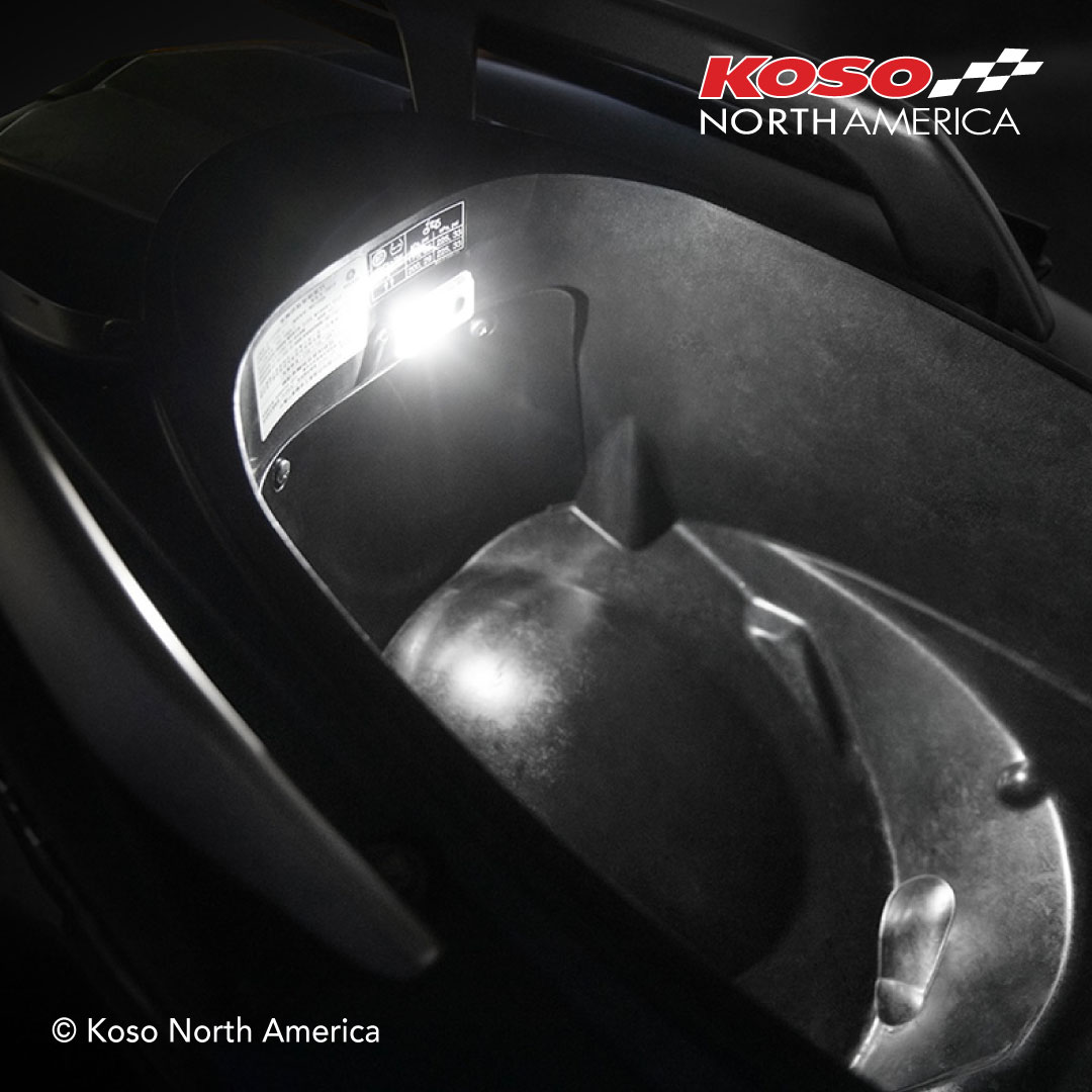 Koso luce abitacolo LED bianca 43 mm IPX4