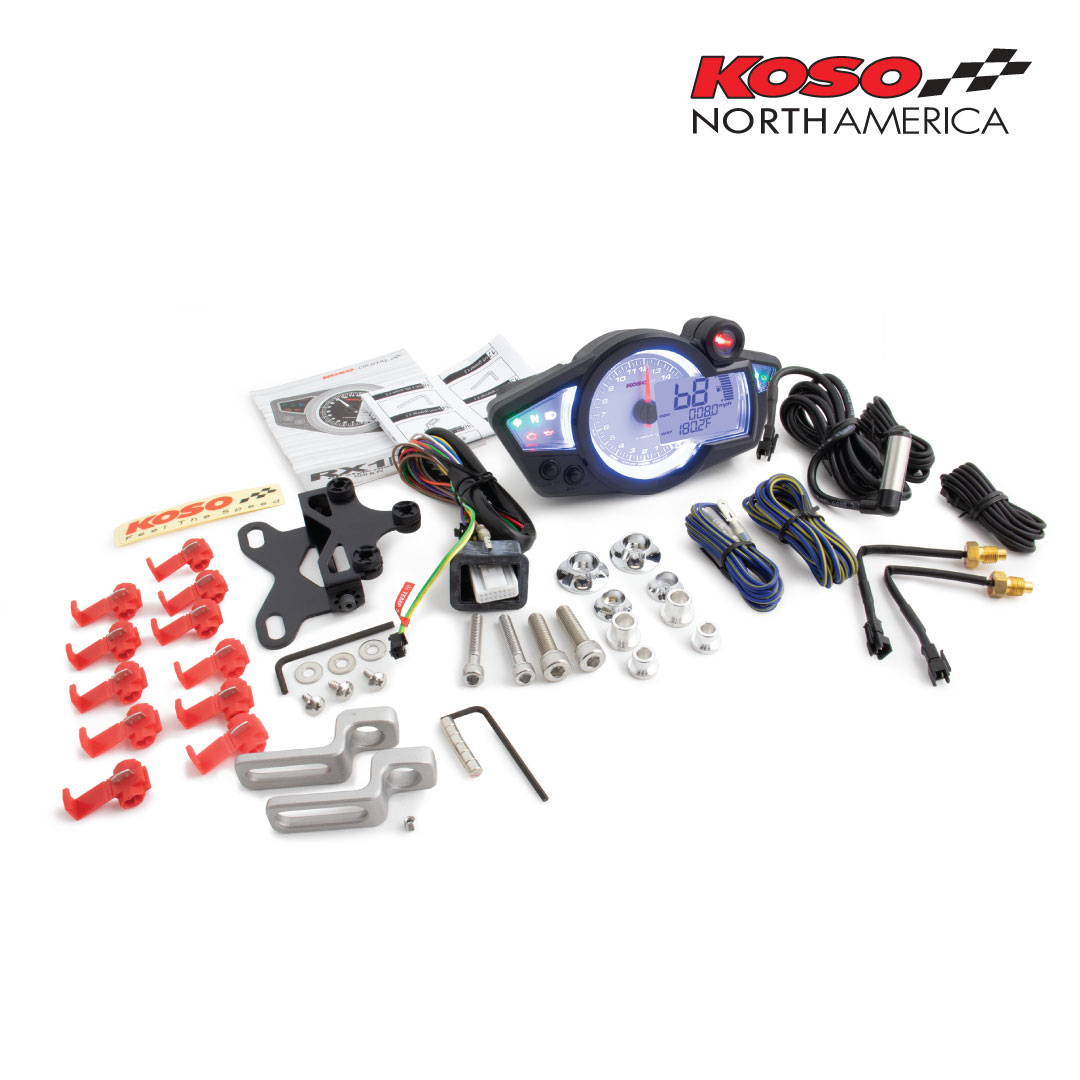 Koso RX-1N GP Style contachilometri quadrante bianco