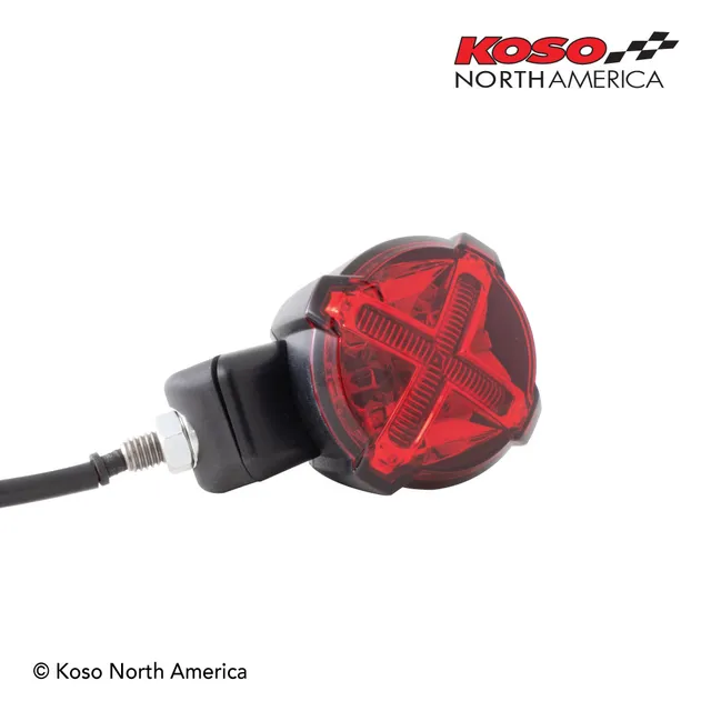Koso GT-02S stop LED rosso lente X