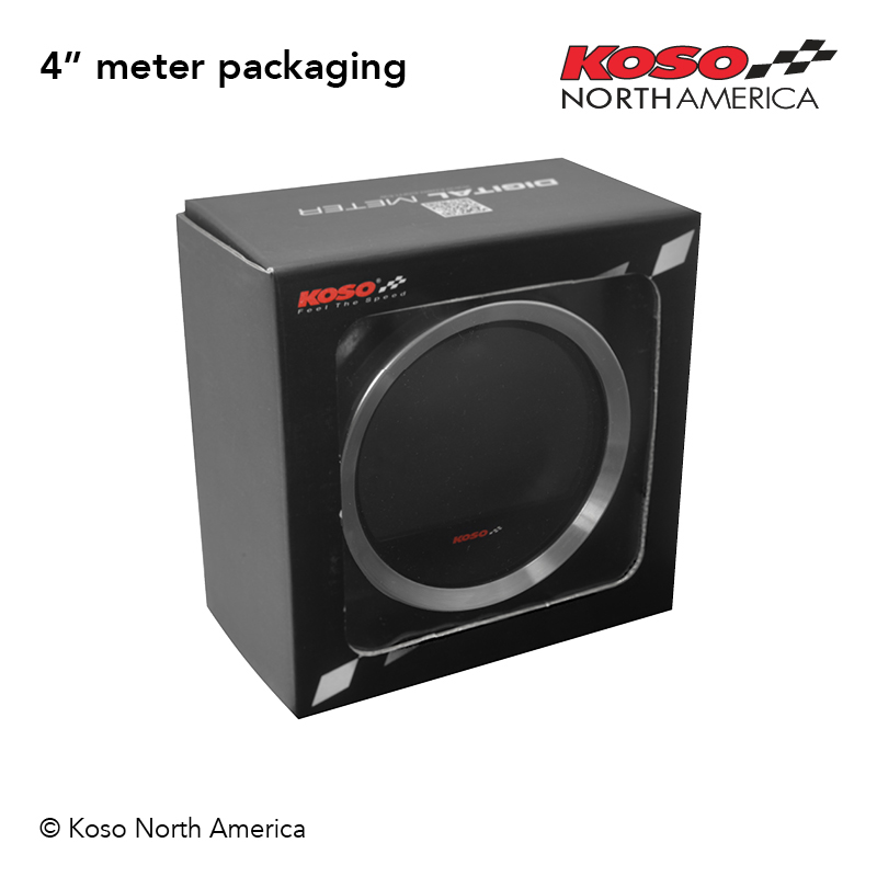 Koso HD-02S contachilometri Harley ghiera argento