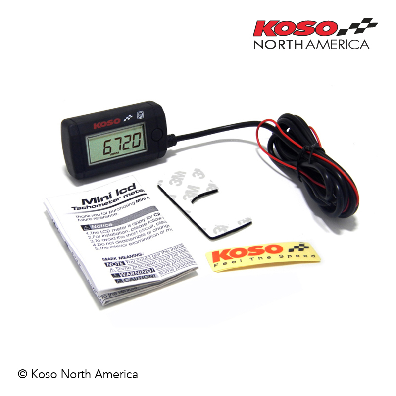 Koso Mini Tachometer contagiri moto Mini