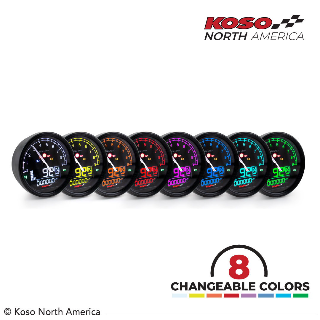 Koso TNT-05 D80 contachilometri multifunzione Harley-Davidson
