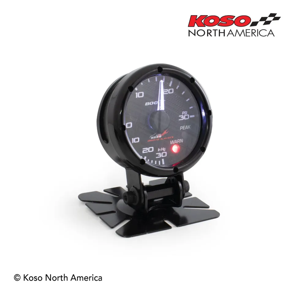 Koso Boost Pressure Meter manometro turbo auto 30 psi