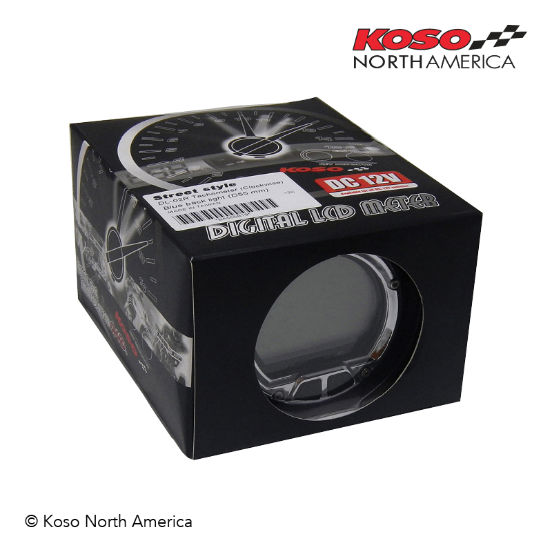 Koso DL-02R contagiri cromato retroilluminato blu