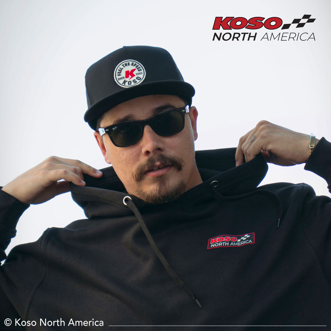 Koso Feel The Speed cappellino trucker nero