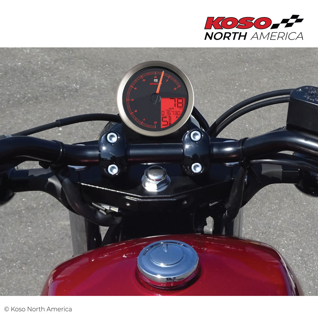 Koso TNT-B strumento argento Yamaha Bolt SRC 950