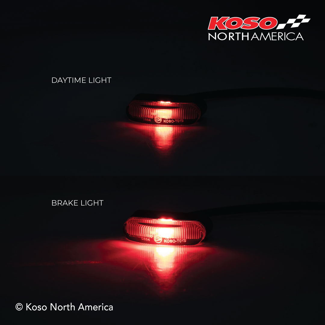 Koso GT-05 fanale posteriore LED lente fumé