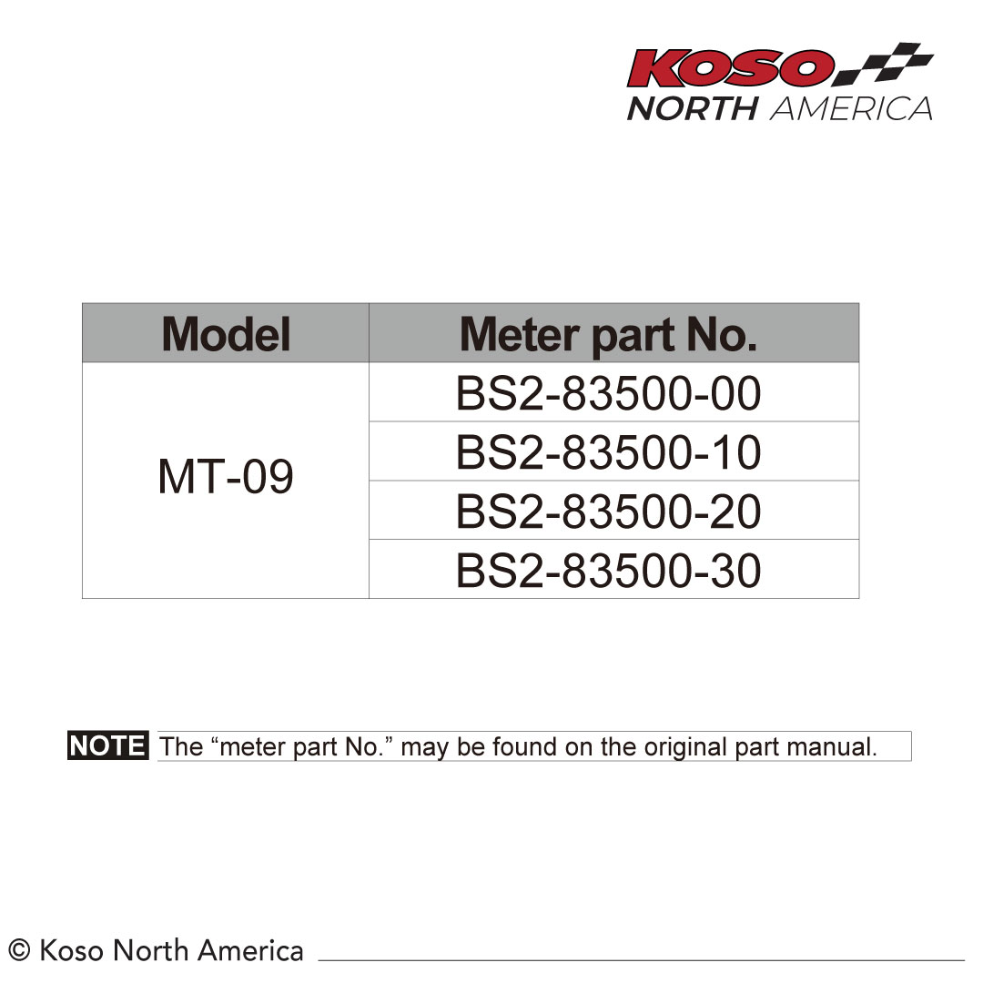 Koso RX-4 strumentazione TFT Yamaha MT-09 17-20