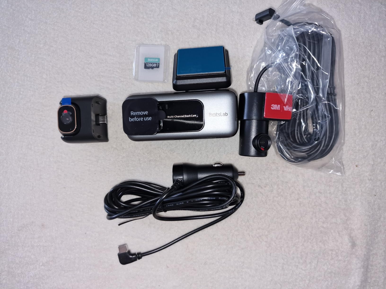 Botslab G980H dash cam 3 canali 4K controllo vocale