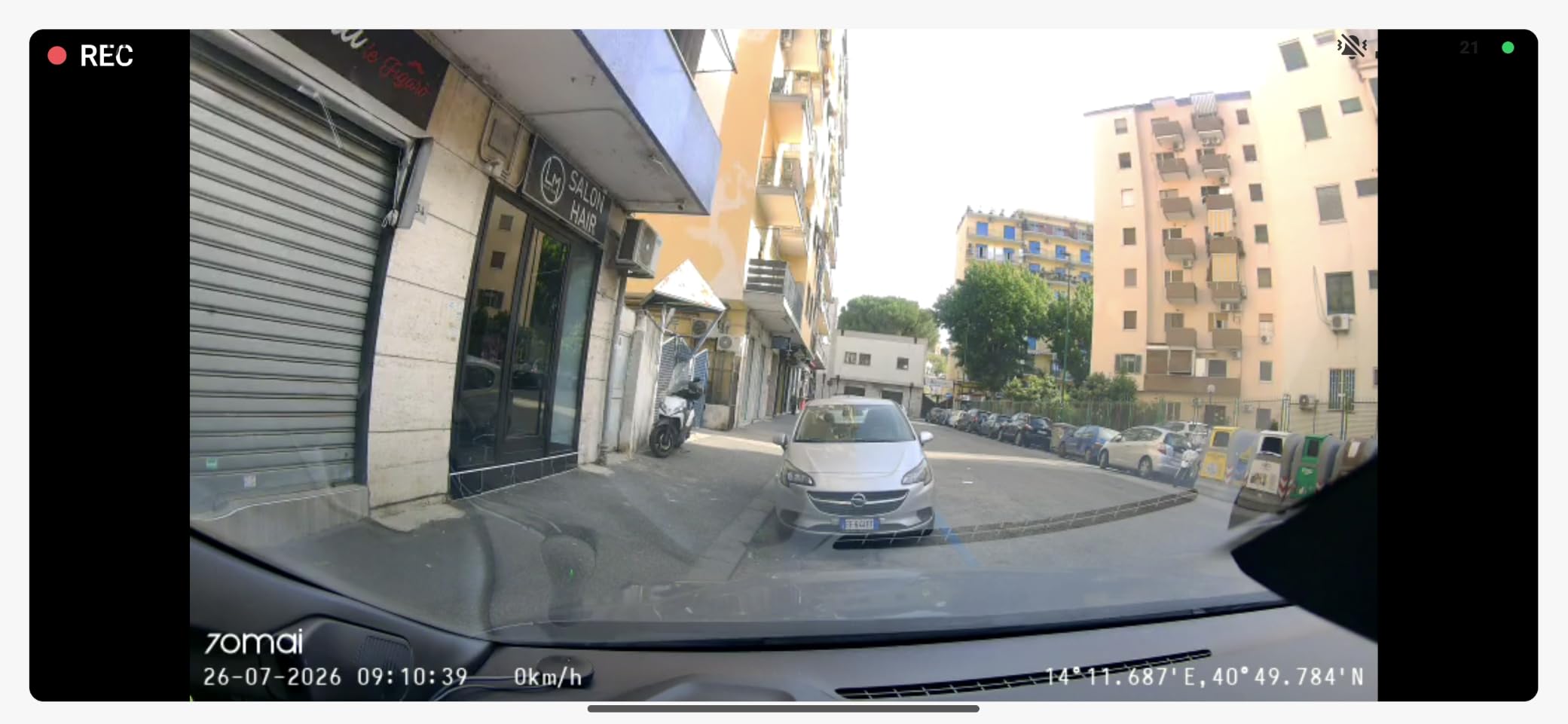 70mai Serie A A810S dash cam 4K SD 128GB GPS
