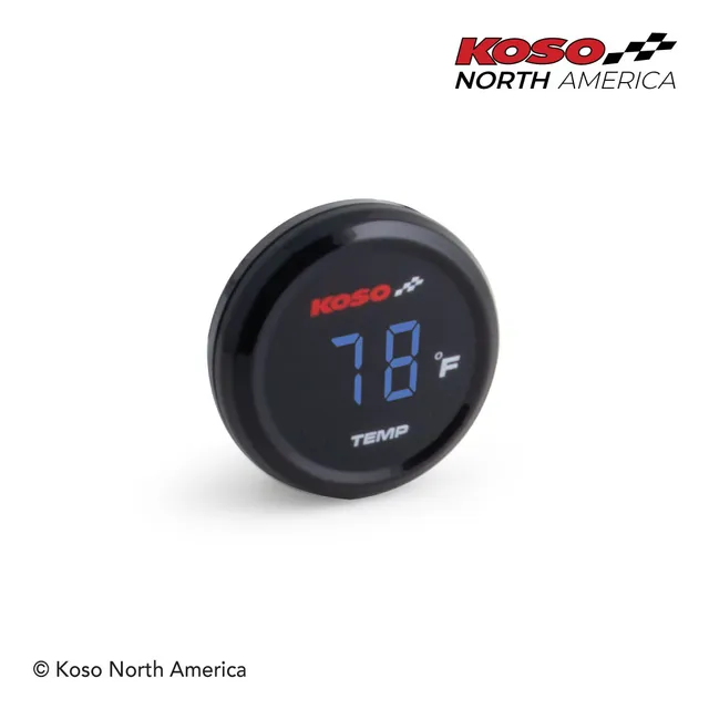 Koso I-Gear termometro Fahrenheit blu