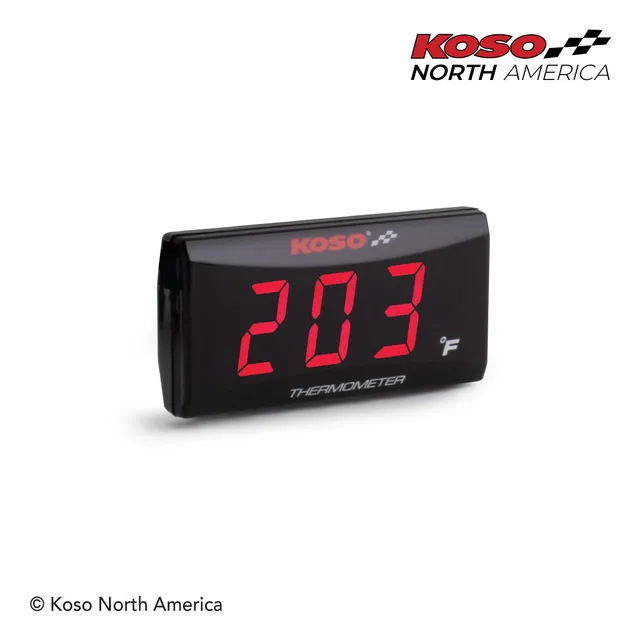 Koso Super Slim Style termometro Fahrenheit rosso slim