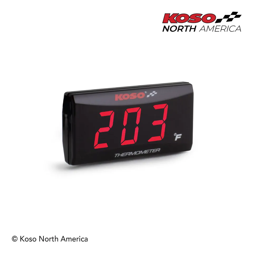 Koso Super Slim Style termometro Fahrenheit rosso slim