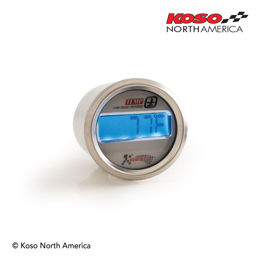 Koso termometro motore con allarme retroilluminato