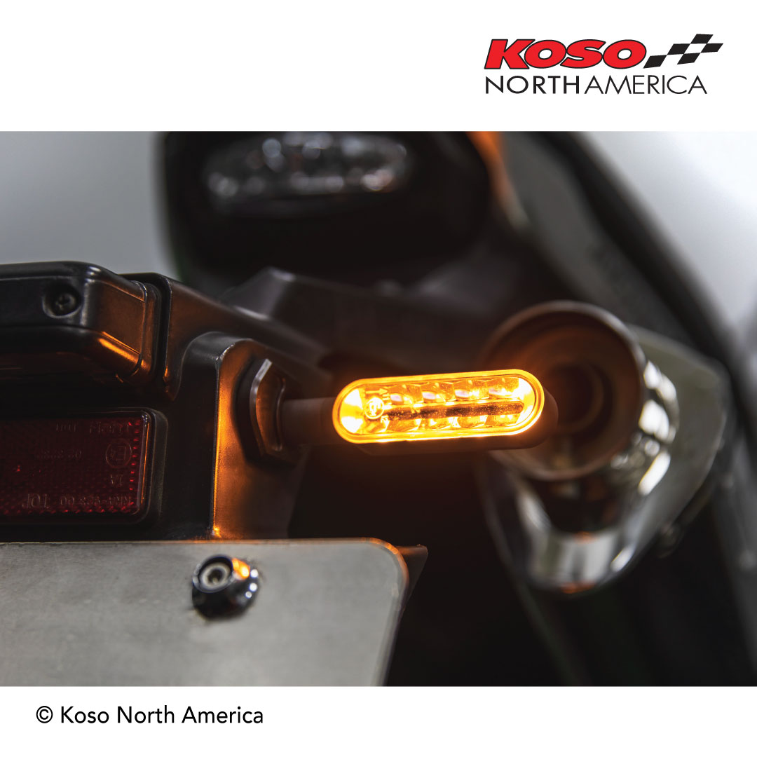 Koso Cyclone frecce LED sequenziali ambra coppia
