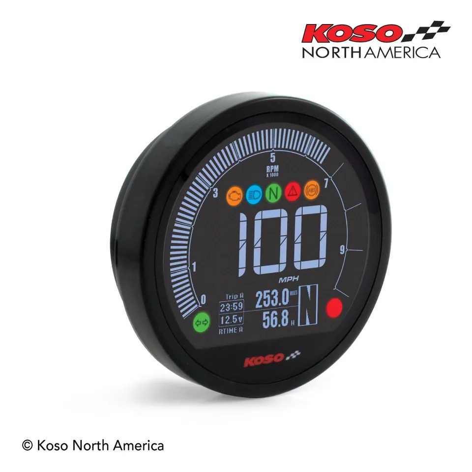 Koso DL-04 Contachilometri Multifunzione Universale LCD