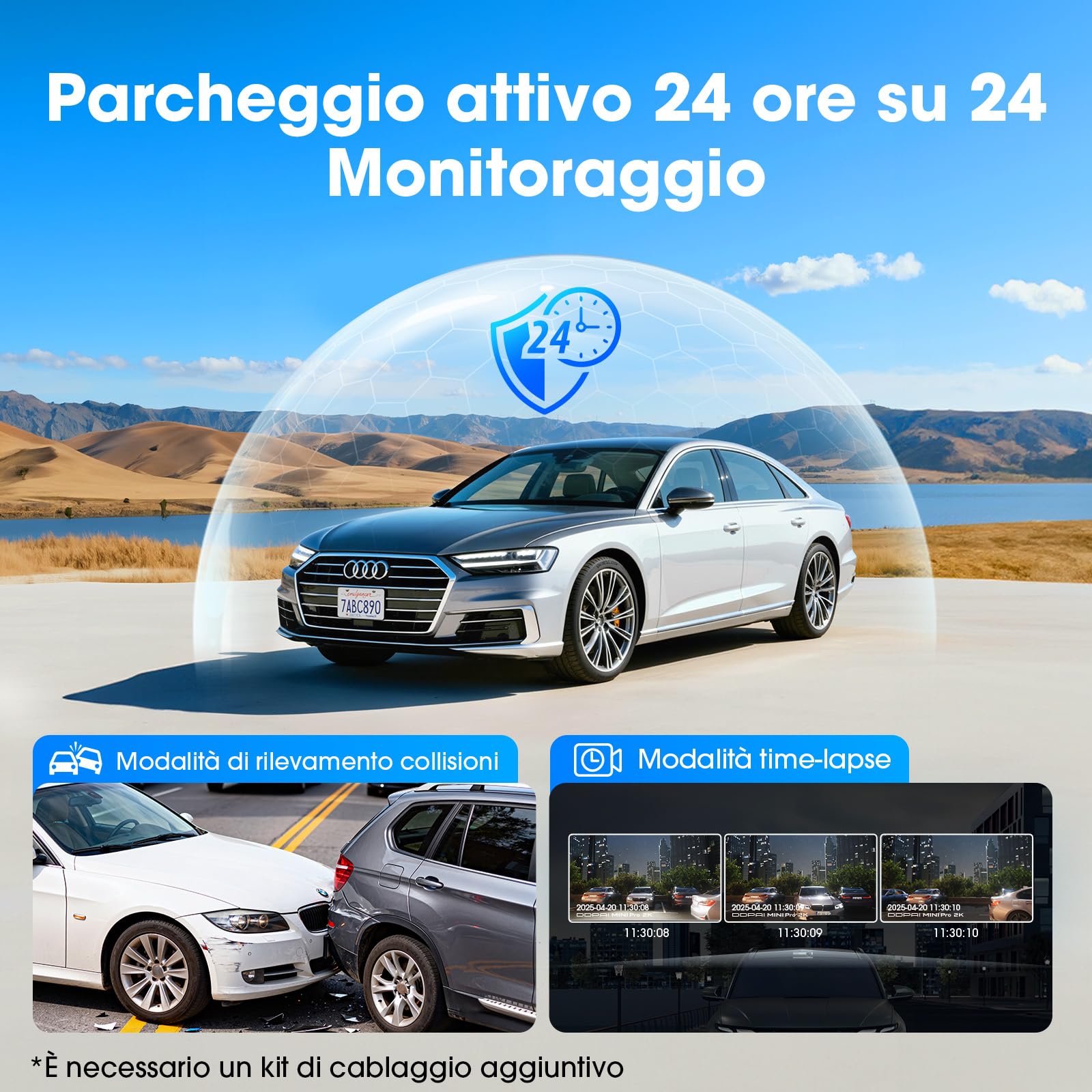 DDPAI Serie Mini Mini Pro dash cam 4K SD 64GB