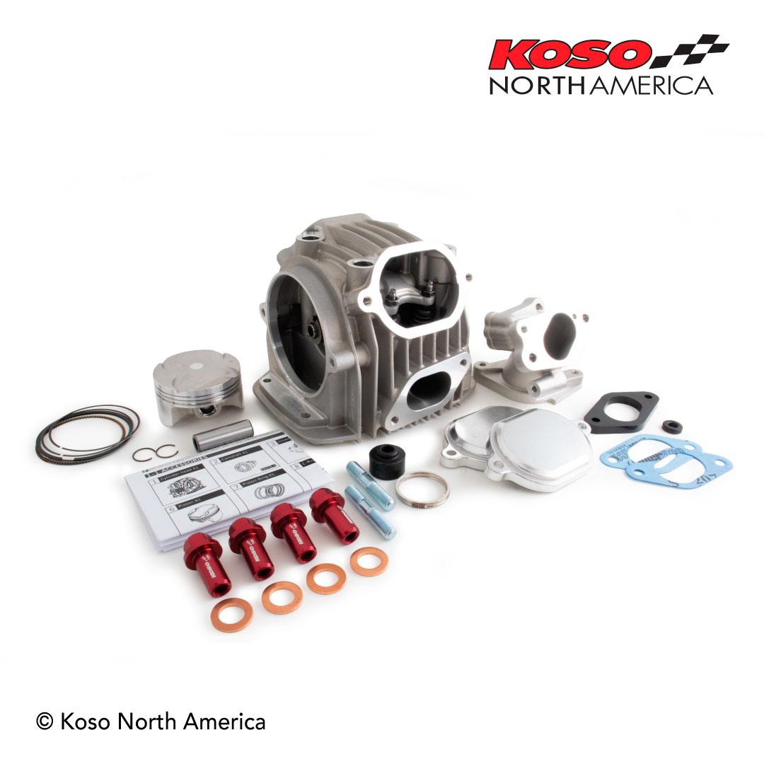 Koso 4V kit testa cilindro Honda Grom Monkey racing