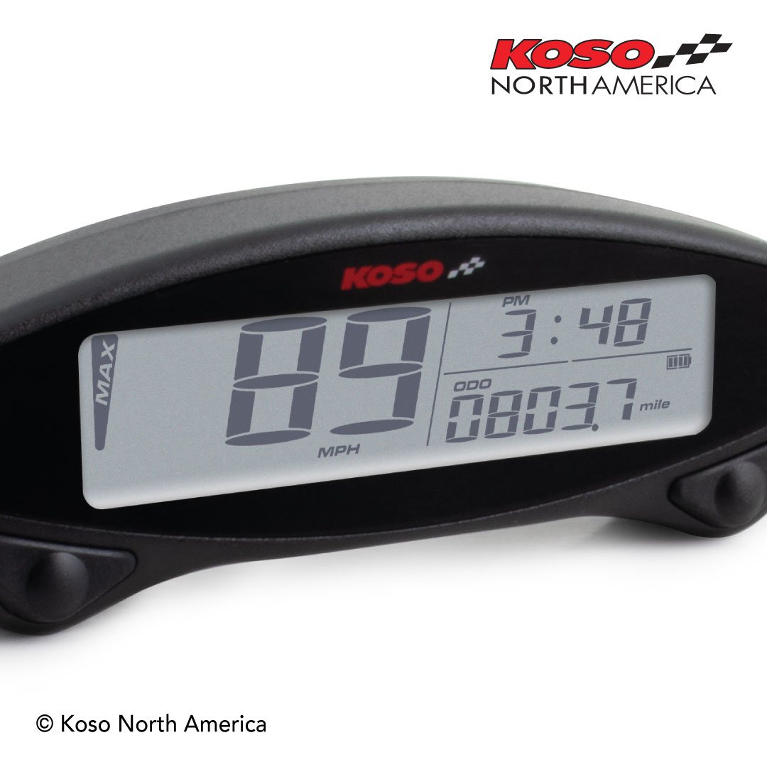 Koso EX-02G contachilometri GPS enduro 12V con sensore