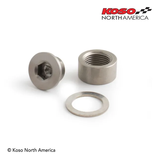 Koso O2 Sensor kit tappo bussola rondella 3 pezzi