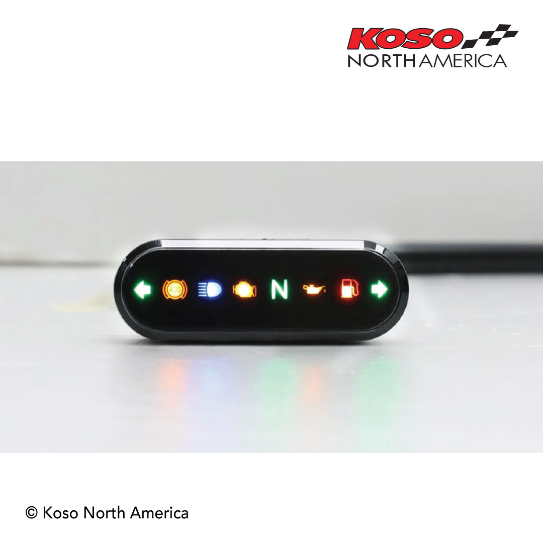 Koso Indicator Light Display spie moto universale