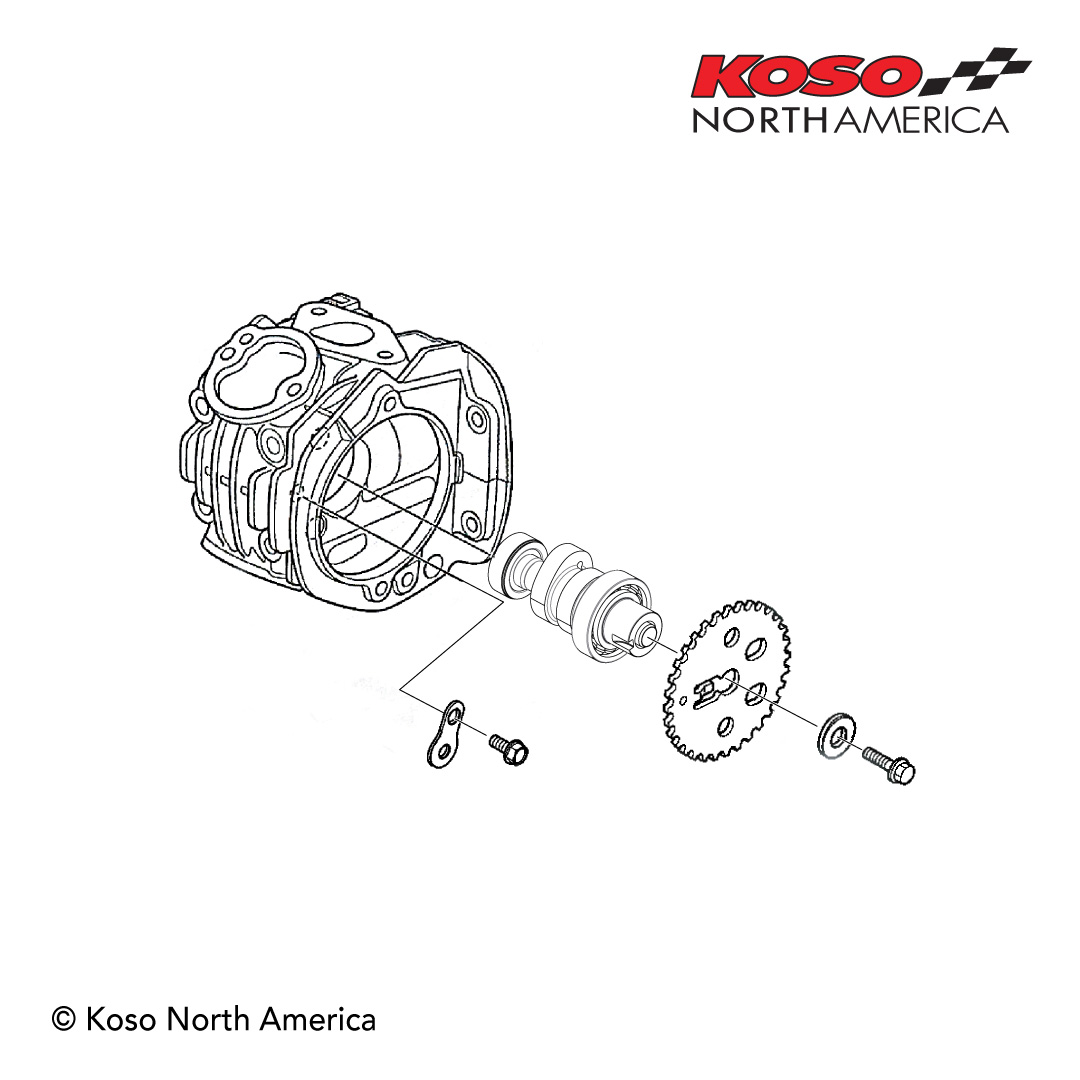 Koso Performance albero a camme Honda Grom Monkey 2022+ racing