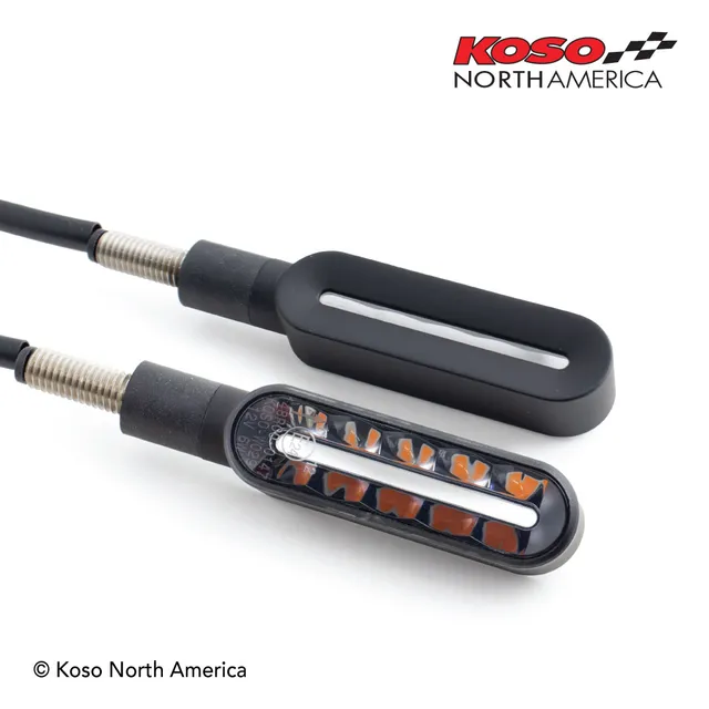 Koso Cyclone frecce LED sequenziali ambra coppia