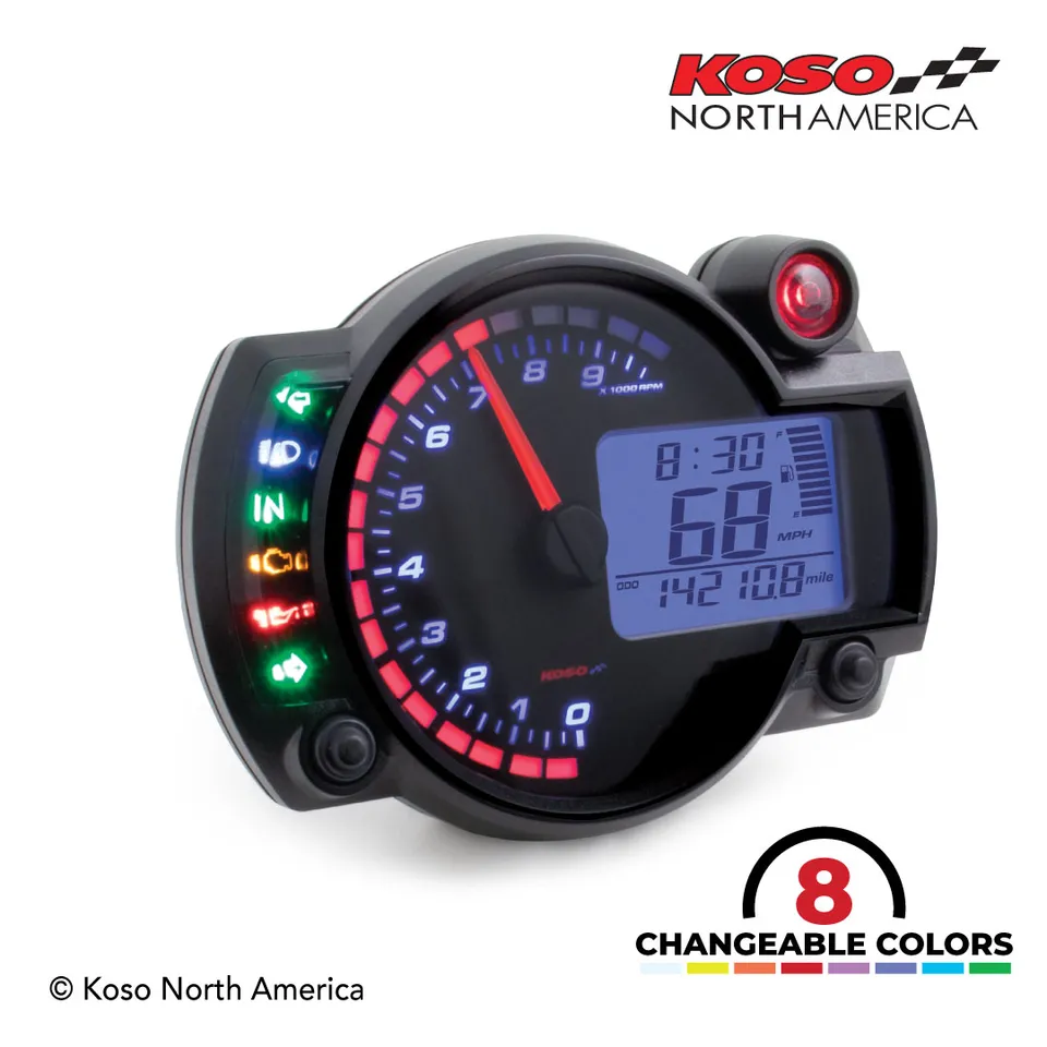 Koso RX-2N quadro strumenti moto 10000 RPM LED