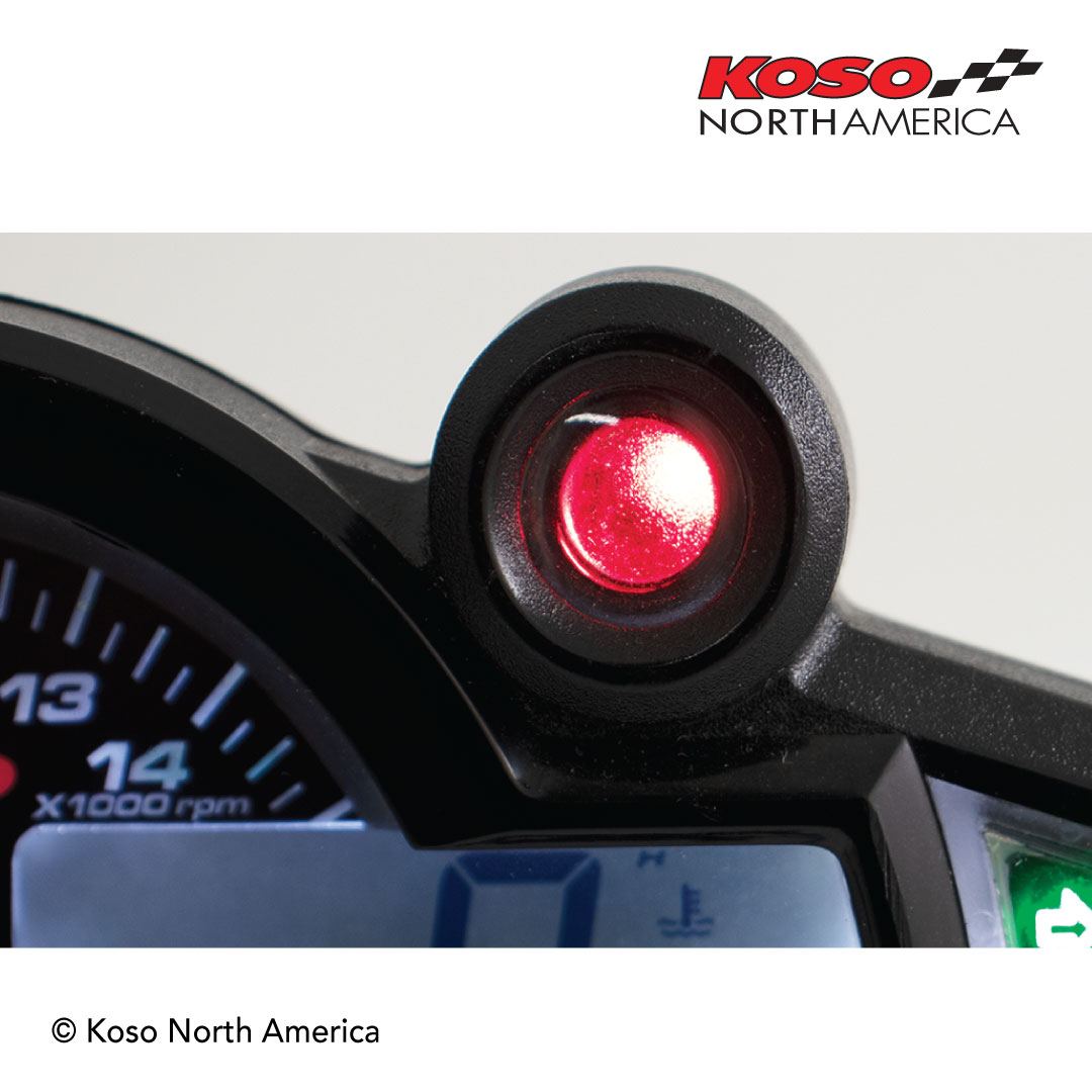 Koso RX-1N quadro strumenti moto multifunzione nero