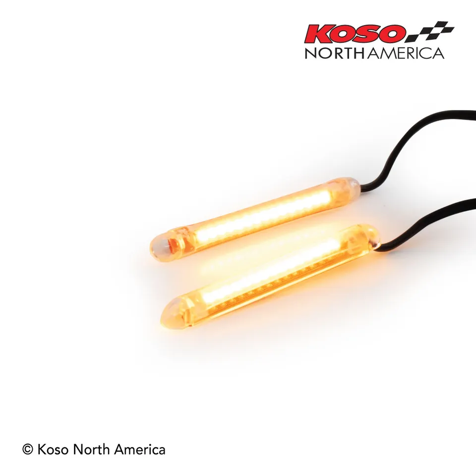 Koso barra LED arancione 69 mm resistente acqua