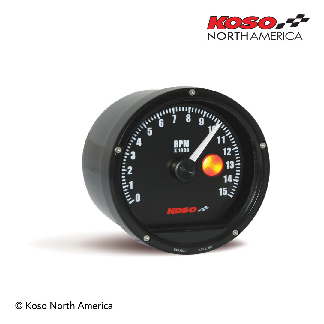 Koso TNT-01R contagiri 15000 giri shift light nero