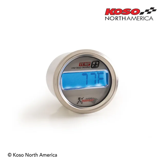 Koso termometro motore con allarme retroilluminato
