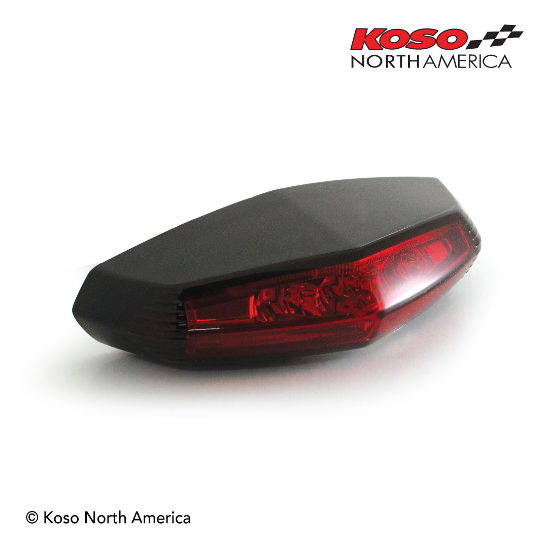 Koso GT-01 Fanalino Posteriore LED Rosso Halo