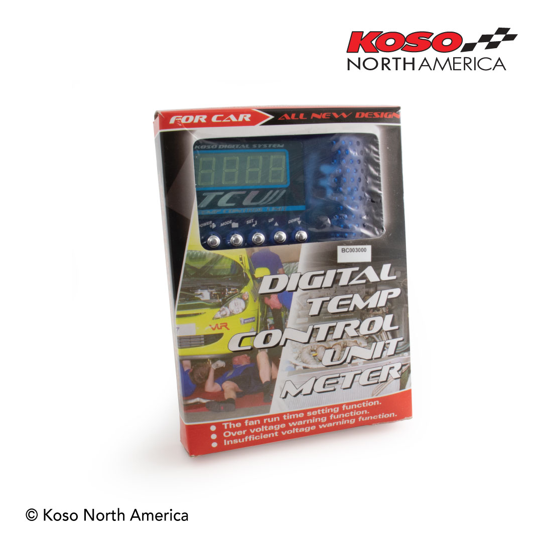 Koso centralina temperatura auto Celsius voltmetro