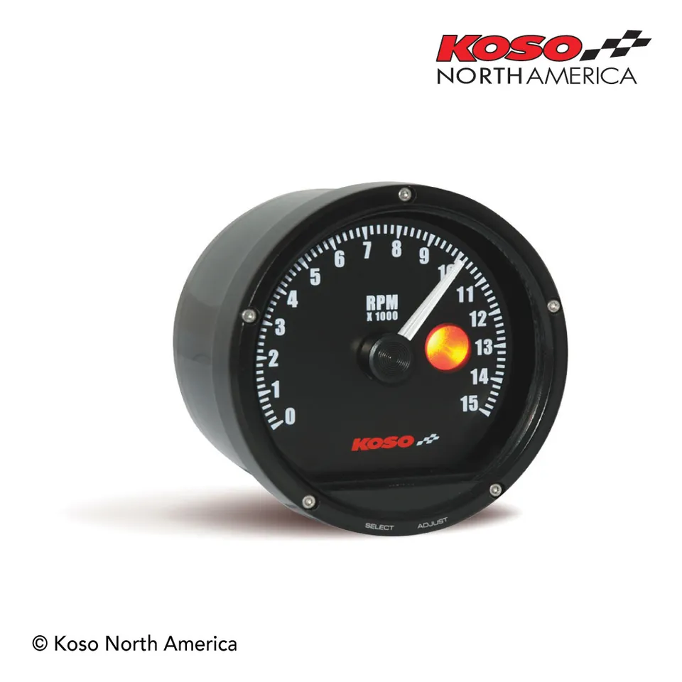Koso TNT-01R contagiri 15000 giri shift light nero